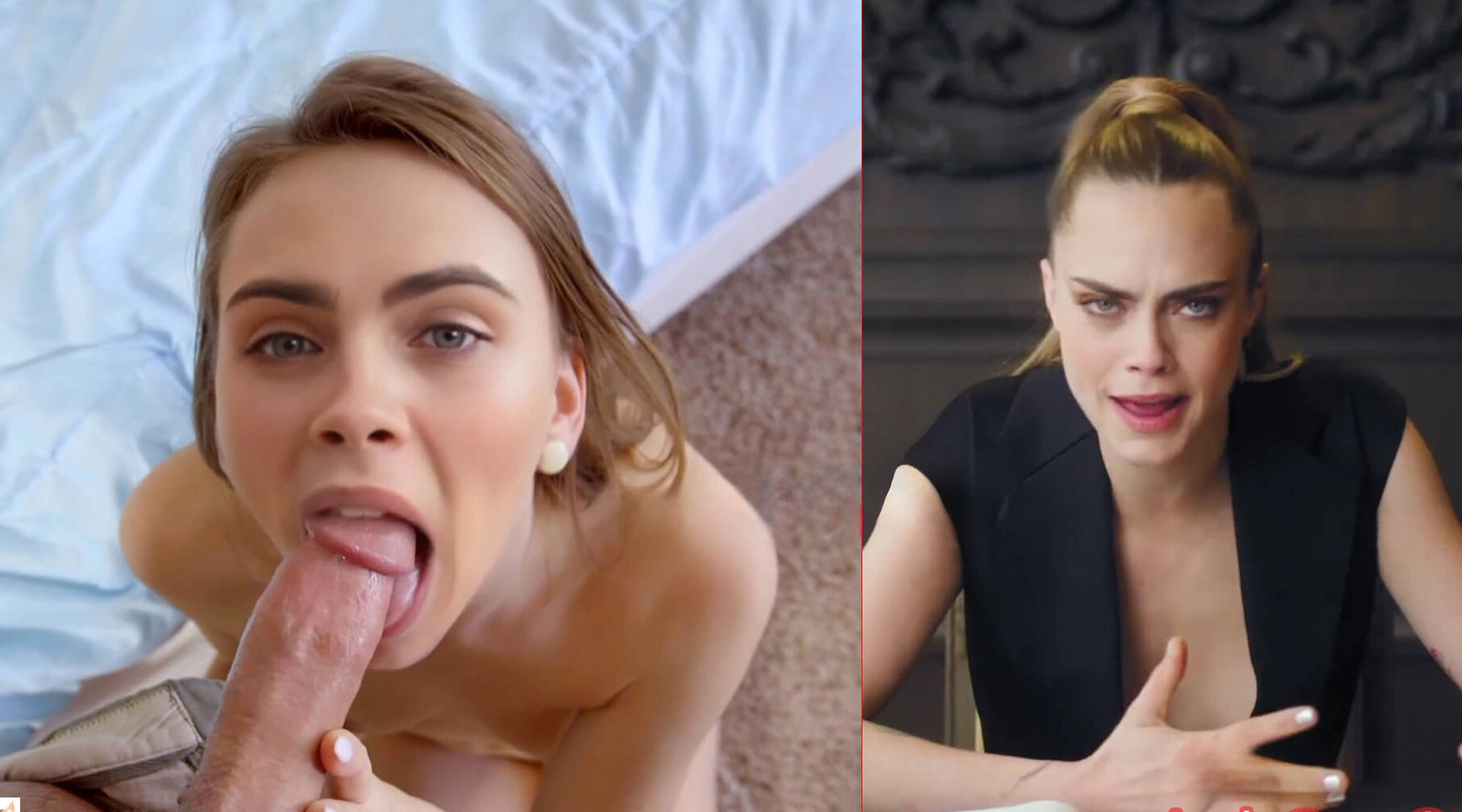 Cara Delevingne blowjob Celebrity Deepfake Videos