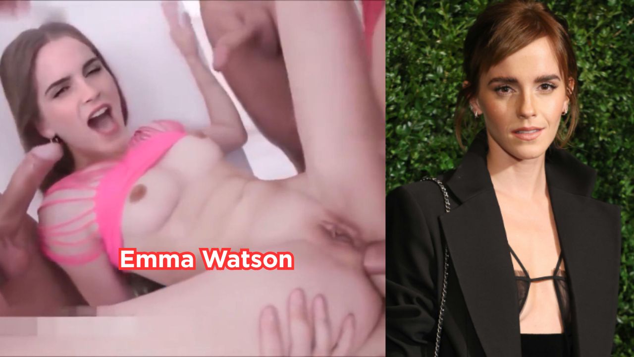 Emma Watson Holes Fucked in Every Way Gangbang